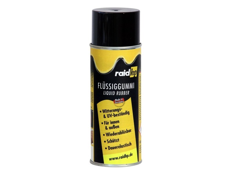 Raid | Felgen-Flüssiggummi schwarz matt (400 ml) (380201) für Außen und Lack