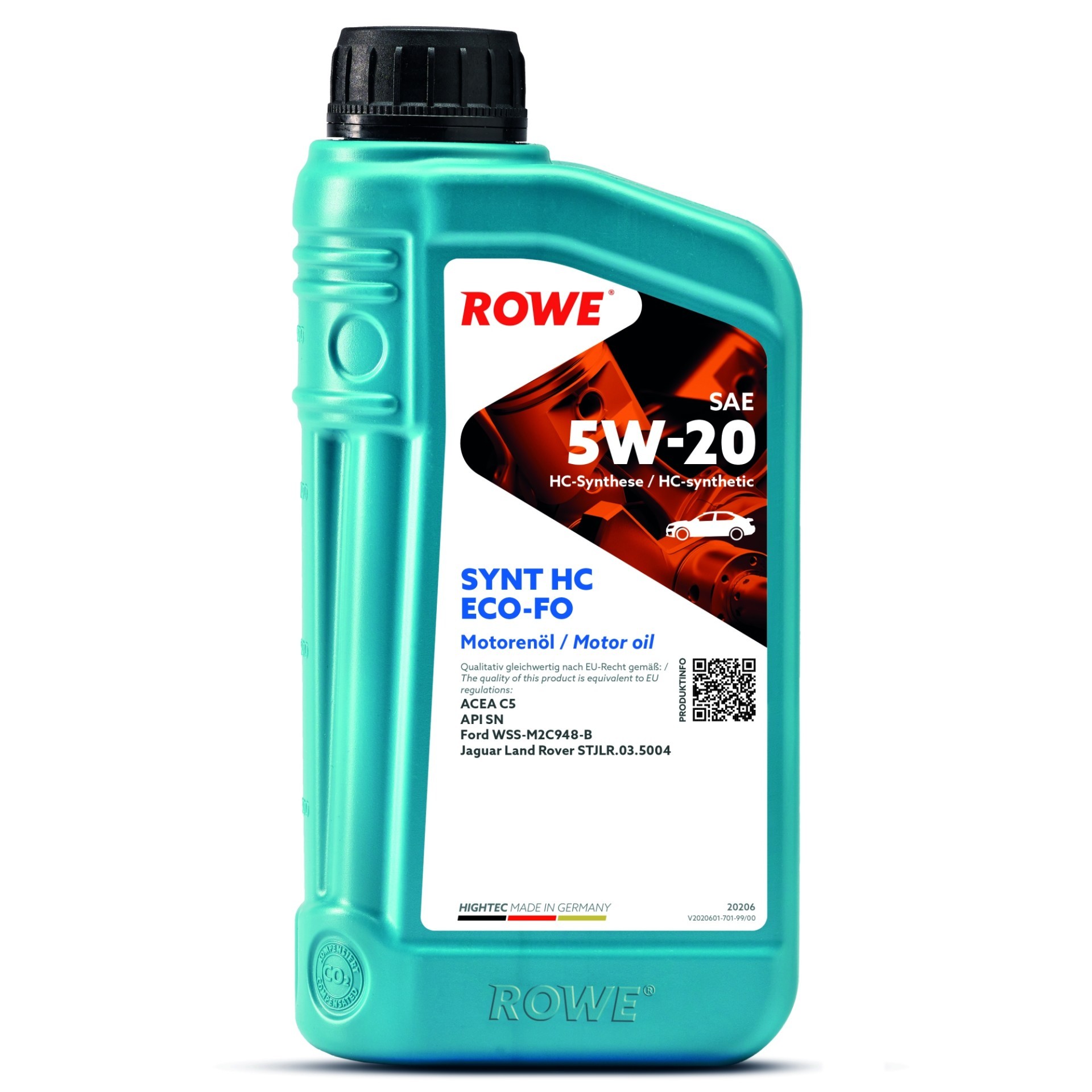 ROWE HIGHTEC SYNT HC ECO-FO SAE 5W-20 (20206) Teilsynthetiköl 1 L