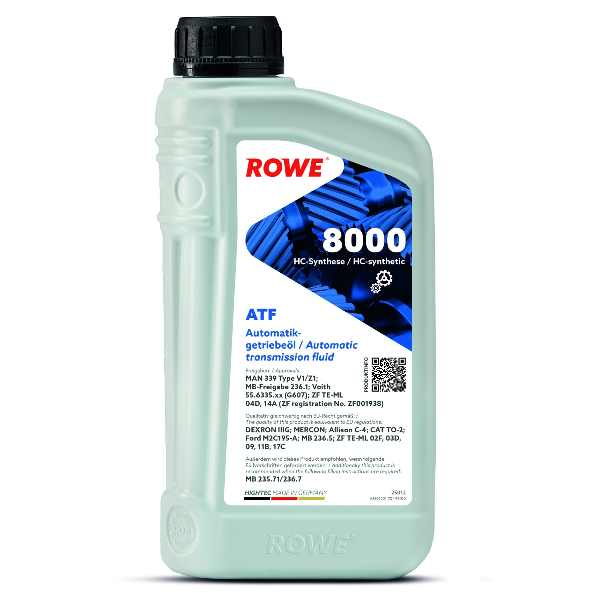 ROWE HIGHTEC ATF 8000 (25012) Teilsynthetiköl 1 L (25012-0010-99)