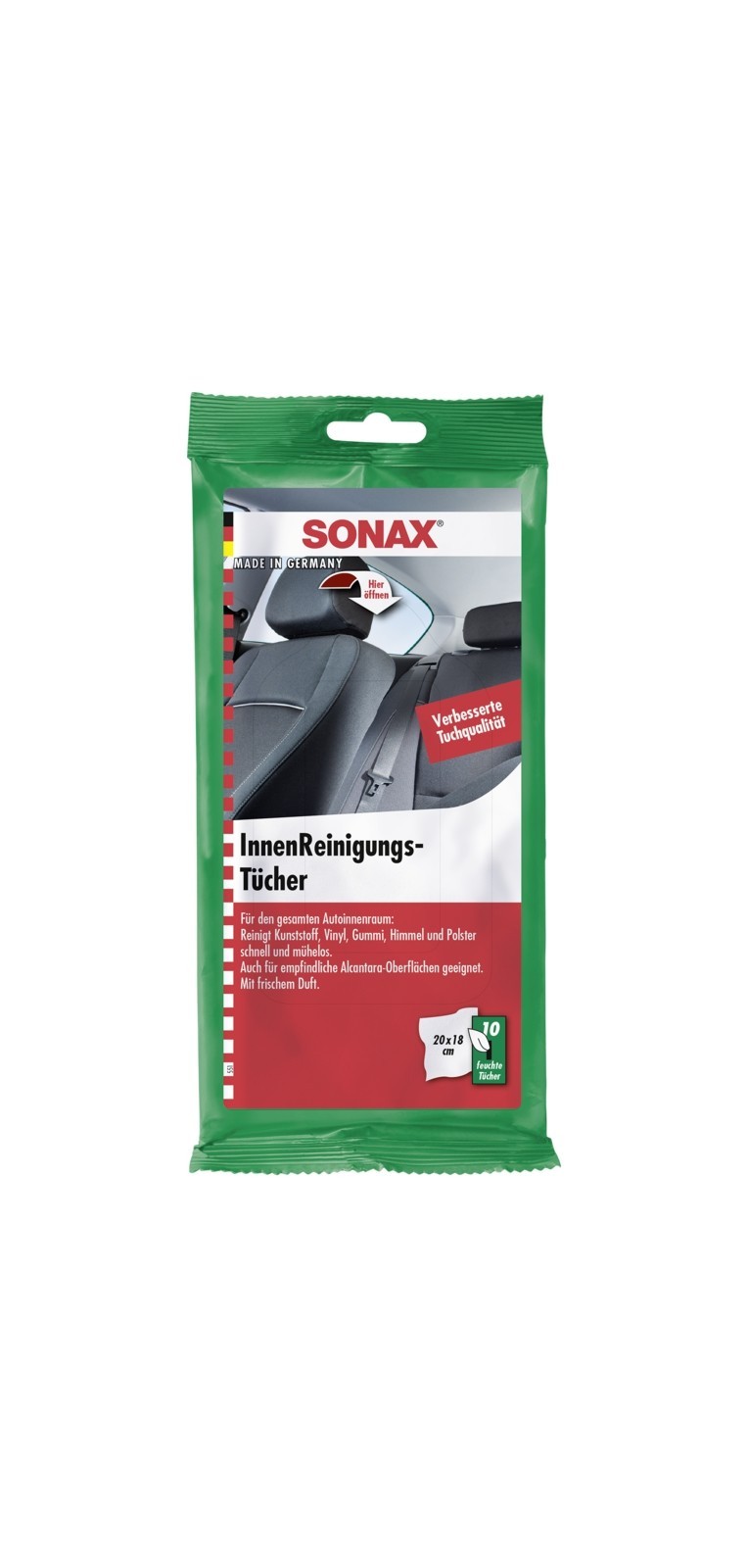 SONAX InnenReinigungsTcher  10 Stck, Art.-Nr. 04159000