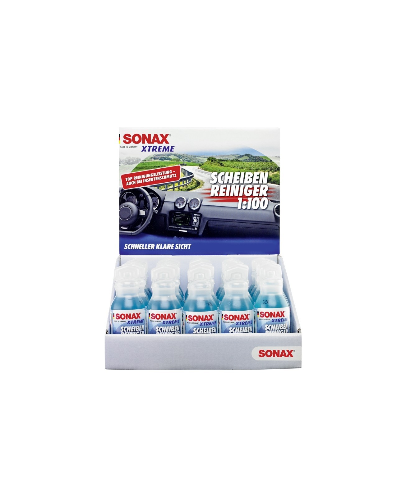 SONAX Xtreme ScheibenReiniger 1:100 (25 ml), Art.-Nr. 02711000