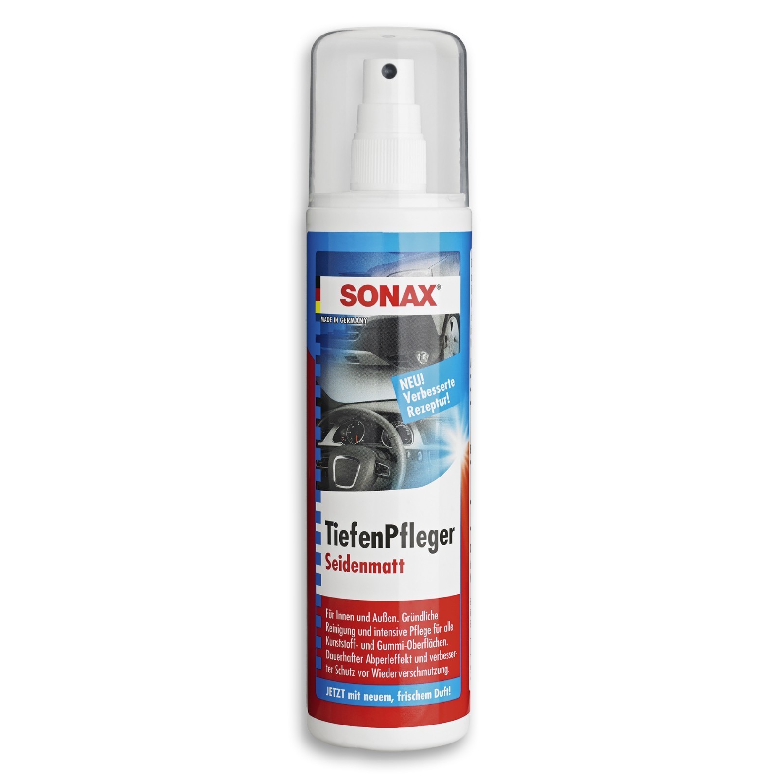 SONAX Kunststoffpflegemittel TiefenPfleger seidenmatt Ø 5 mm 0,3 L (03830410) |