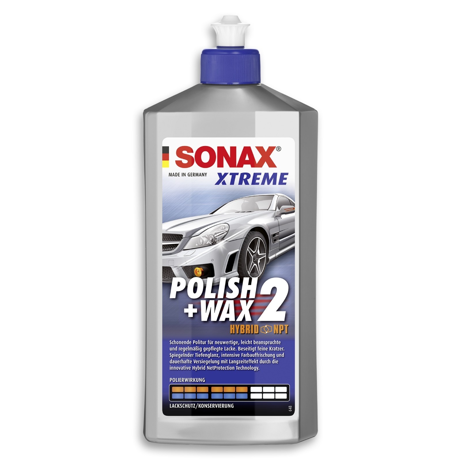 SONAX Xtreme Polish+Wax 2 Hybrid NPT ( 500 ml ), Art.-Nr. 02072000