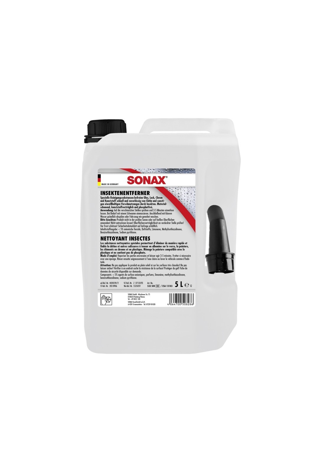 SONAX Insekten-Entferner (5 L), Art.-Nr. 05335000