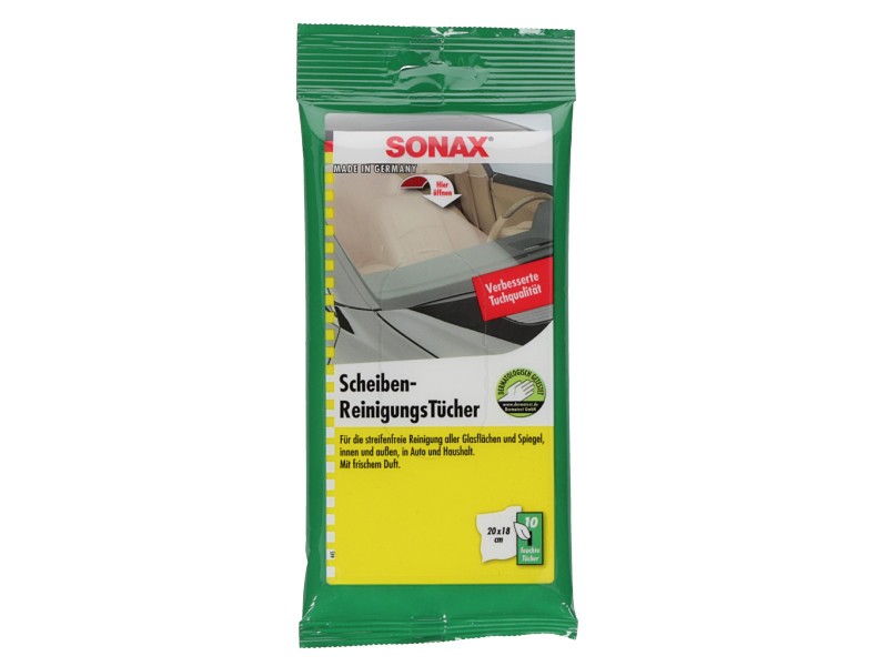 SONAX Scheiben-Reinigungstcher (10 Stk), Art.-Nr. 04150000