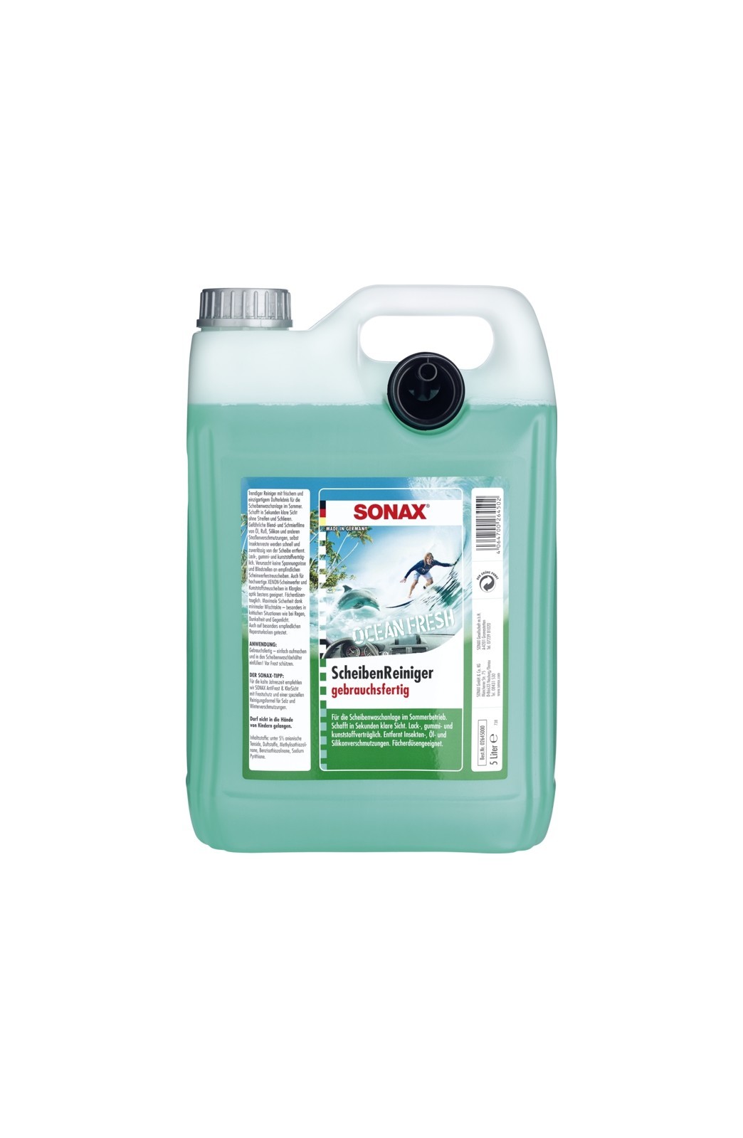 SONAX ScheibenReiniger gebrauchsfertig Ocean-Fresh (5 L), Art.-Nr. 02645000