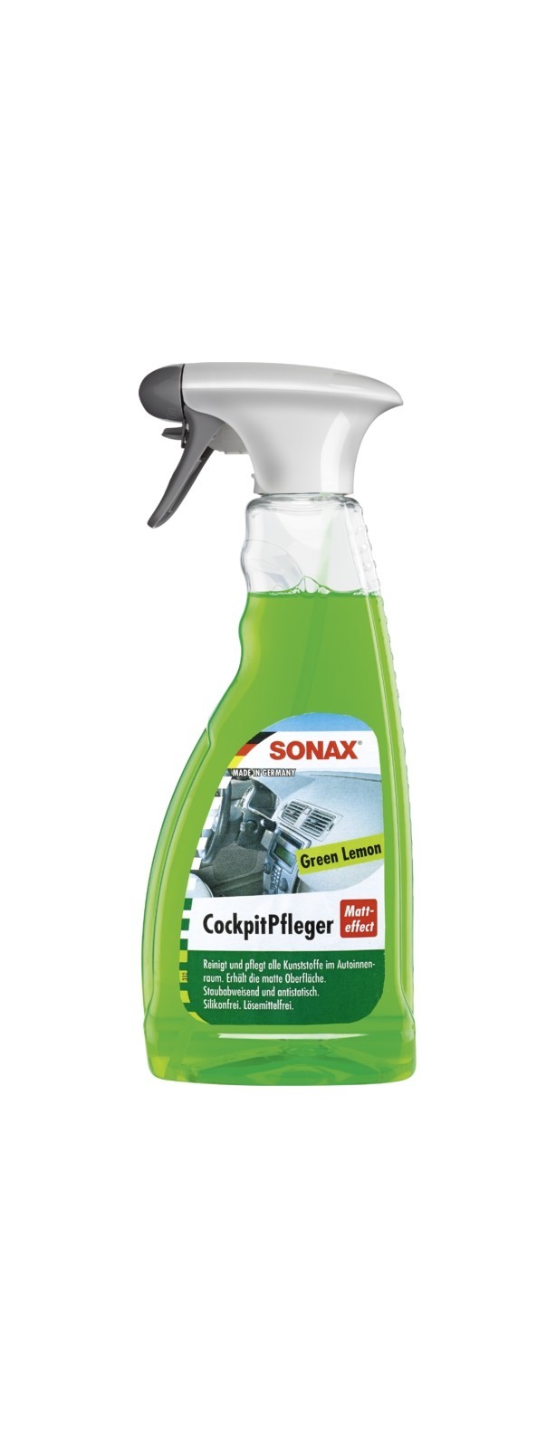 SONAX Cockpit-Pfleger matteffect Green-Lemon (500 ml), Art.-Nr. 03582410