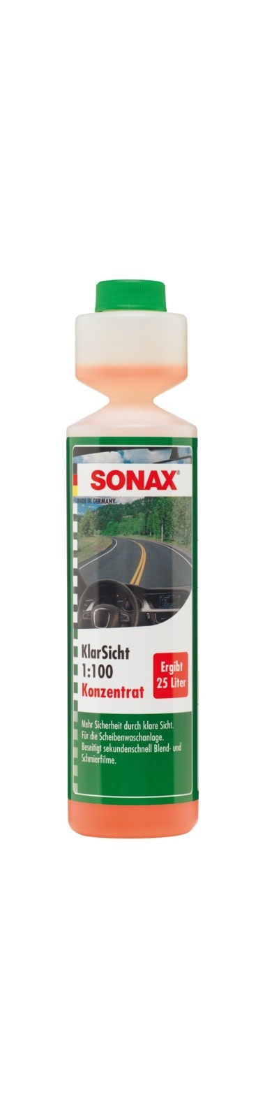 SONAX KlarSicht 1:100 Konzentrat (250 ml), Art.-Nr. 03711410