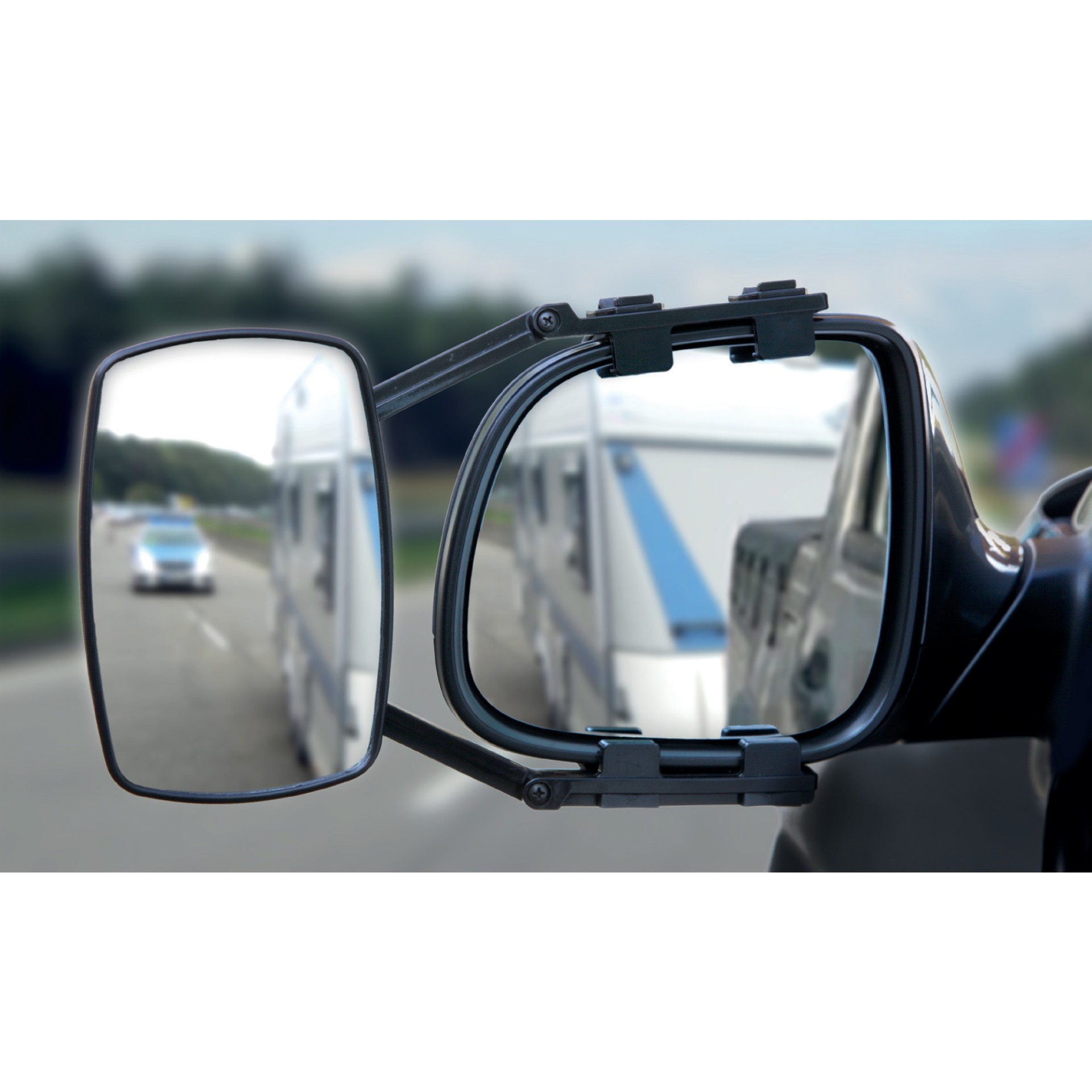Auto Caravan Spiegel Wohnwagenspiegel mit Zusatzspiegel für toten