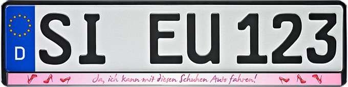 ERICH UTSCH Kennzeichenhalter (0195661)