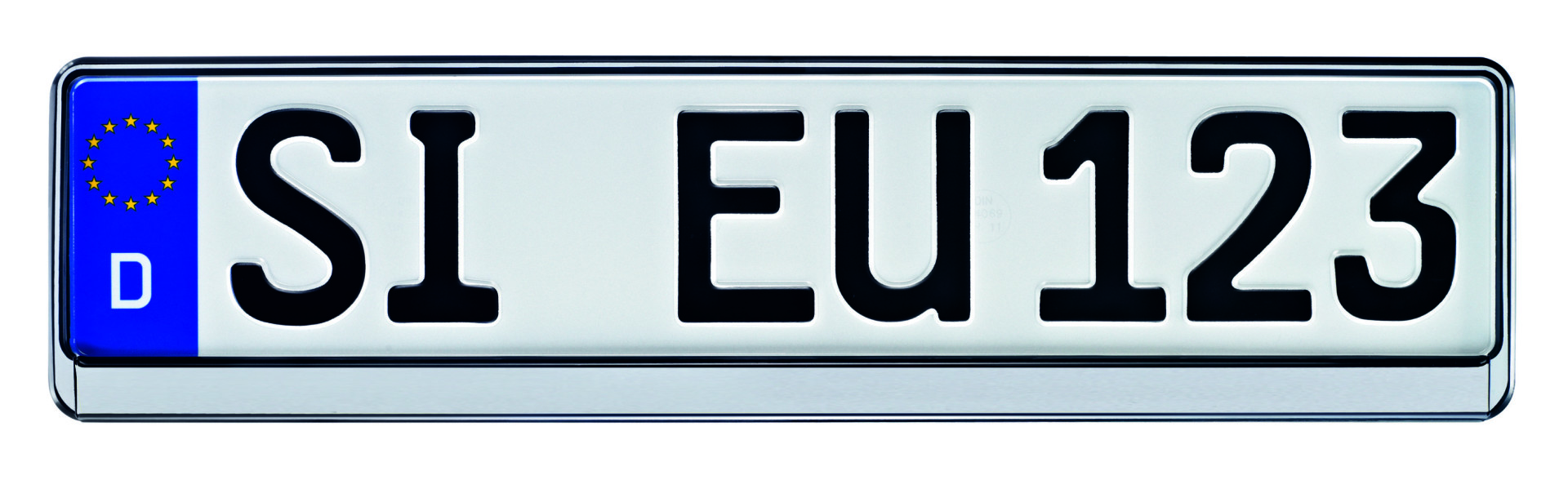 ERICH UTSCH Kennzeichenhalter Silber (0195674)