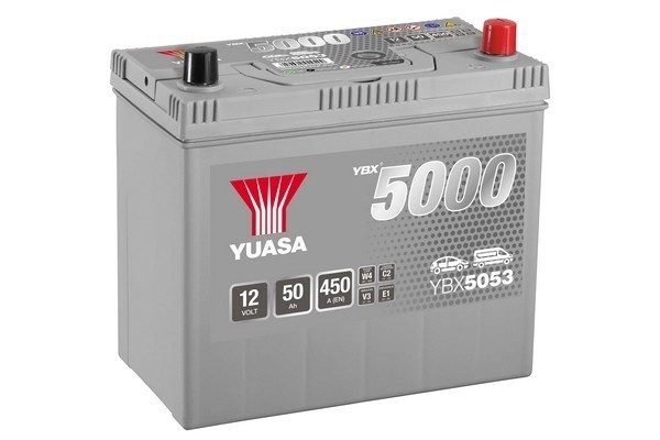 YUASA Autobatterie, Starterbatterie 12V 50Ah 450A L