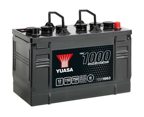 Yuasa Starterbatterie "YBX1000 - SHD - 12V 110Ah 750A", Art.-Nr. YBX1663