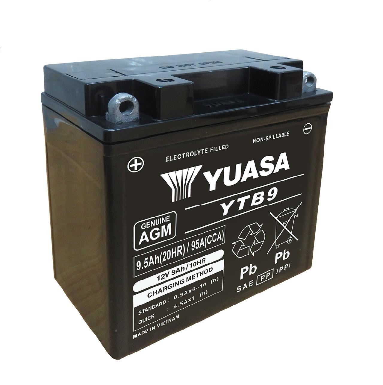 YUASA Starterbatterie 12V