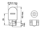 BOSCH WY21W Pure Light, Art.-Nr. 1 987 302 222