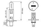 BOSCH H1 Xenon Blue 55 W (1 St�ck), Art.-Nr. 1 987 302 015
