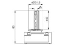 BOSCH D5S Xenon HID 25 W (1 St�ck), Art.-Nr. 1 987 302 908
