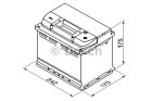 BOSCH Starterbatterie "S5 - 12V 61Ah 600A", Art.-Nr. 0092S50040
