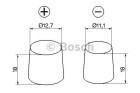 BOSCH Starterbatterie "S4 - 12V 40Ah 330A", Art.-Nr. 0092S40180