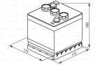 BOSCH Starterbatterie "S3 - 6V 66Ah 360A", Art.-Nr. 0092S30600
