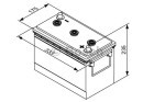 BOSCH Starterbatterie "T3 - 6V 150Ah 760A", Art.-Nr. 0092T30630