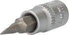 BRILLIANT 1/4" Schlitz Bit-Stecknuss, 0,8 x 4 mm, Art.-Nr. BT020810