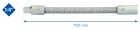 BRILLIANT 1/4" Flexible Verlngerung, Art.-Nr. BT020910