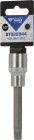BRILLIANT 1/2" Vielzahn-Bit-Stecknuss, 100 mm lang, M10, Art.-Nr. BT022944