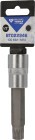 BRILLIANT 1/2" Vielzahn-Bit-Stecknuss, 100 mm lang, M14, Art.-Nr. BT022946