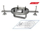 BRILLIANT Doppelkupplungs-Werkzeug fr Volvo, Ford, Chrysler und Dodge, Art.-Nr. BT641240