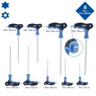 BRILLIANT  T-Griff-Torx®-Winkelstiftschlüssel-Satz, 9-tlg, Art.-Nr. BT041200