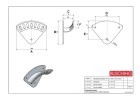 BUSCHING Wandschlauchhalter "S" ALU 188 x 138 x 70mm, Art.-Nr. 100371