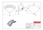 BUSCHING Wandschlauchhalter "L" ALU 338 x 250 x 136mm, Art.-Nr. 100372