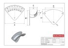 BUSCHING Wandschlauchhalter "M" ALU 260 x 190 x 107mm, Art.-Nr. 100376