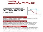 Dino Kraftpaket Vollautomatisches Batterieladegert 3 Ampere, Art.-Nr. 136301