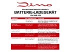 Dino Kraftpaket Vollautomatisches Batterieladegert 10 Ampere, Art.-Nr. 136302