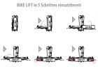 EUFAB Fahrradhalter, Hecktrger "Eufab Bike Lift", Art.-Nr. 11535