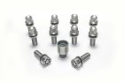 H&R 10x Schraube mit bewegl. Kugelbund M14x1,5x42mm SW17 R13mm, Art.-Nr. 1454203SET