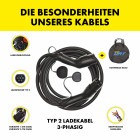 LRT e-Mobility Ladekabel, Elektrofahrzeug "Ladekabel Typ 2 - 5 Meter", Art.-Nr. EZ01