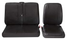 PETEX Sitzbezug Einzelsitz/Doppelsitz 2.-tlg schwarz, Art.-Nr. 30071904