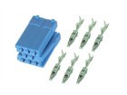 PHONOCAR Multistecker MINI ISO blau (5Stk.), Art.-Nr. 4/333.2