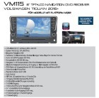 PHONOCAR Media station 8" FTF/LCD DVD Touch Widescreen, Art.-Nr. VM115