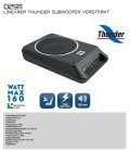 PHONOCAR Subwoofer THUNDER flach 200MM aktiv, Art.-Nr. 2/911