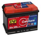 ZAP Starterbatterie "CALCIUM PLUS 12V 62Ah 520A", Art.-Nr. 562 58