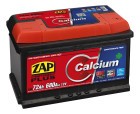 ZAP Starterbatterie "CALCIUM PLUS 12V 72Ah 680A", Art.-Nr. 572 58