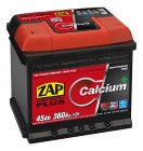 ZAP Starterbatterie "CALCIUM PLUS 12V, 45Ah, 360A", Art.-Nr. 545 65