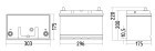 ZAP Starterbatterie "CALCIUM PLUS ASIAN 12V 100Ah 680A", Art.-Nr. 600 32