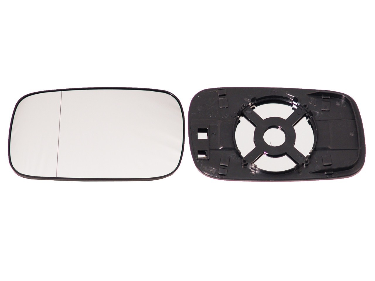 ALKAR Spiegelglas Außenspiegel Links (6451154) für VW Passat B3/B4 Caddy II Seat