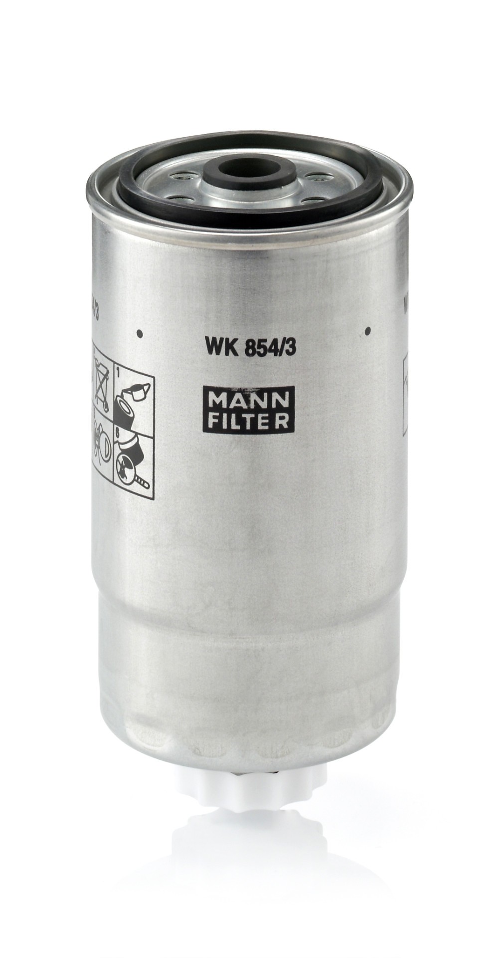 MANN-FILTER Kraftstofffilter, Art.-Nr. WK 854/3