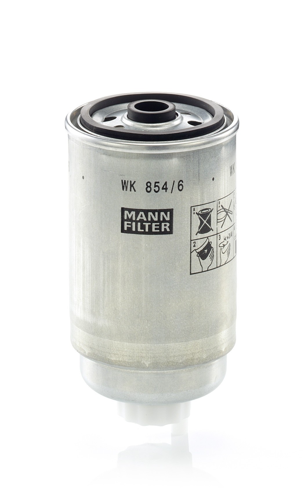 MANN-FILTER Kraftstofffilter, Art.-Nr. WK 854/6